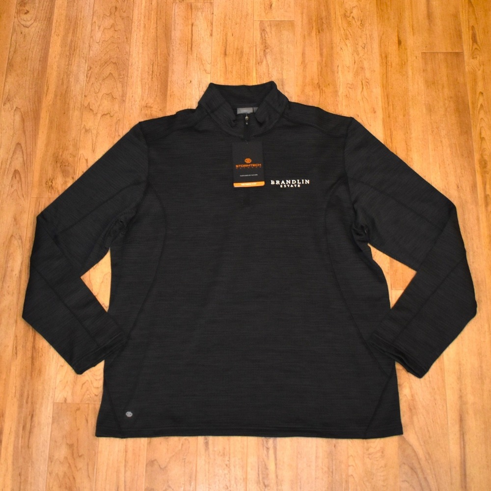 Stormtech Base‎ Thermal 1/4 Zip Mens 2XL Dolphin Gray NEW Brandlin Estate HTZ-1